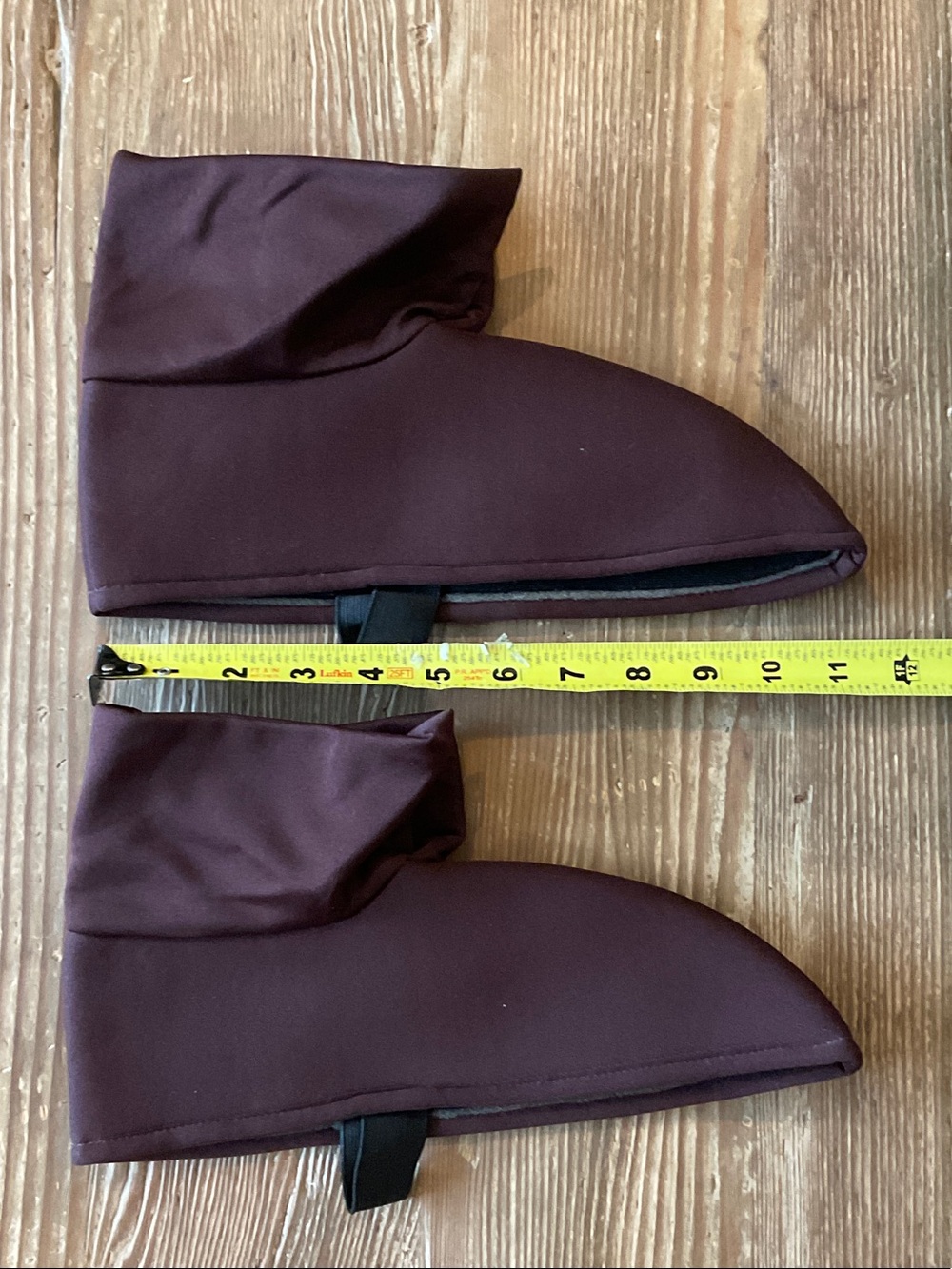 Disney Kids brown Costume Boot Covers for size 4/5 XS